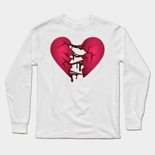 Broken Heart Long Sleeve T-Shirt